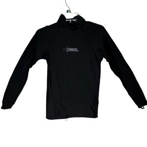 XCEL Long Sleeve Rash Guard UV Protection Black Women's M Swim Top